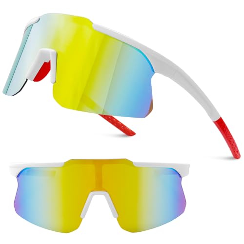 IKSII Lunettes course femme/homme UV400 protection sports cyclisme