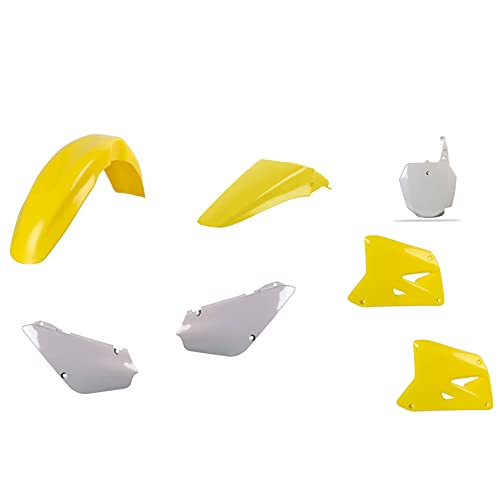 Kit répliques plastiques MX Polisport 90775 qualité OEM Suzuki jaune