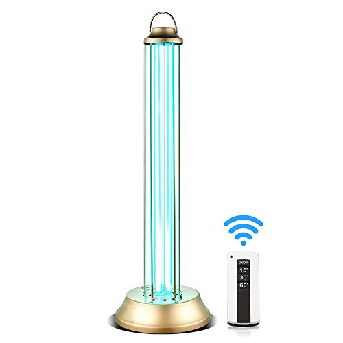 Preisvergleich Produktbild Desinfektionslampe UV-Entkeimungslampe, UV Lampe Keimtötende Mobile Tragbare UV-C-LED-Desinfektionsmittel Sterilisationslampe Luftreiniger Ultraviolettes Licht Sterilisator Glühbirne Quarzrohr