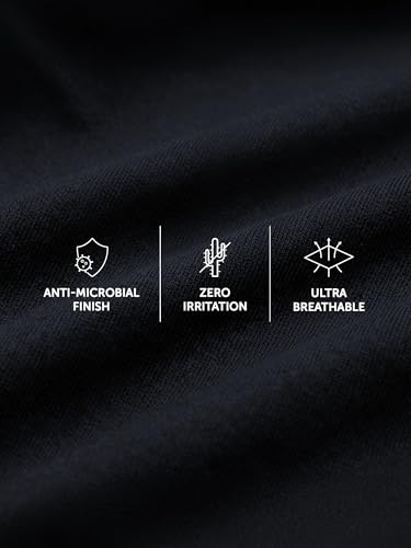 Image of XYXX Men's Traq Super Combed Cotton Regular Fit Solid Antibacterial Briefs with No Marks Waistband (Pack of 2)