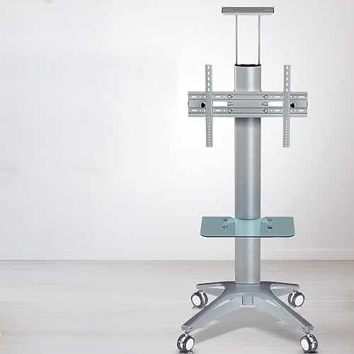 Soporte Móvil Universal para TV con Ruedas Silver miniatura 7