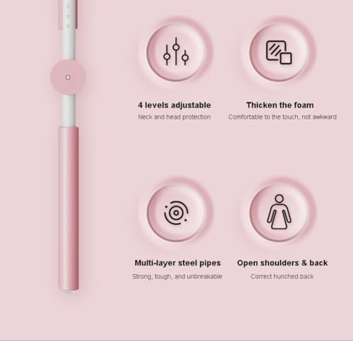 Image of Posture Corrector, Yoga Cross Stick, Yoga Cross Bar, Back Pain Relief for Men and Women, Upper and Lower Back Stretcher and Straightener Stretch Bar, Back Braces