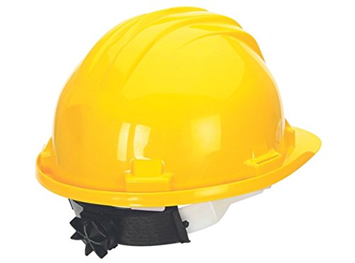 Climax M77797 Casque de chantier avec molette Jaune