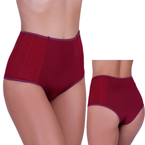 KIT 6 CALCINHA POS PARTO CINTURA ALTA MODELADORA ANTI CULOTE CONFORTO (as2, alpha, m, regular, varia