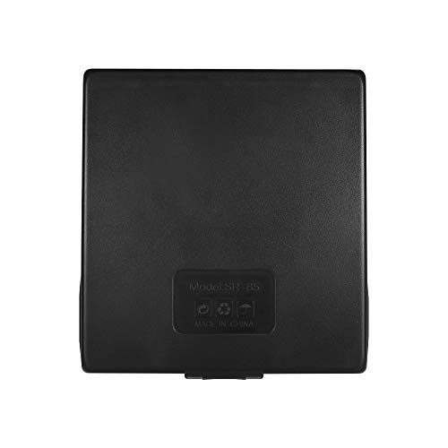 Andoer Caixa porta-estojo de palhetas pretas ABS 8 unidades Capacidade para palhetas de saxofone e c