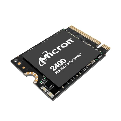 Image of Micron 2TB 2400 M.2 2230 NVMe PCIe 4.0x4 SSD MTFDKBK2T0QFM-1BD1AABYYR