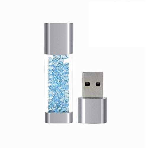 Tobo - USB Flash Drive Mini Speed-up Transfer Crystal USB Memory Stick Pendrive 32 GB (light blue) (B07GFGBZ3D) Amazon Price History, Amazon Price Tracker