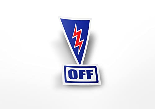 Image of Master Safety Disconnect Switch Decal- Racing Kill Switch Sticker - SCCA, NHRA, NASA, and IMSA Compliant (10)