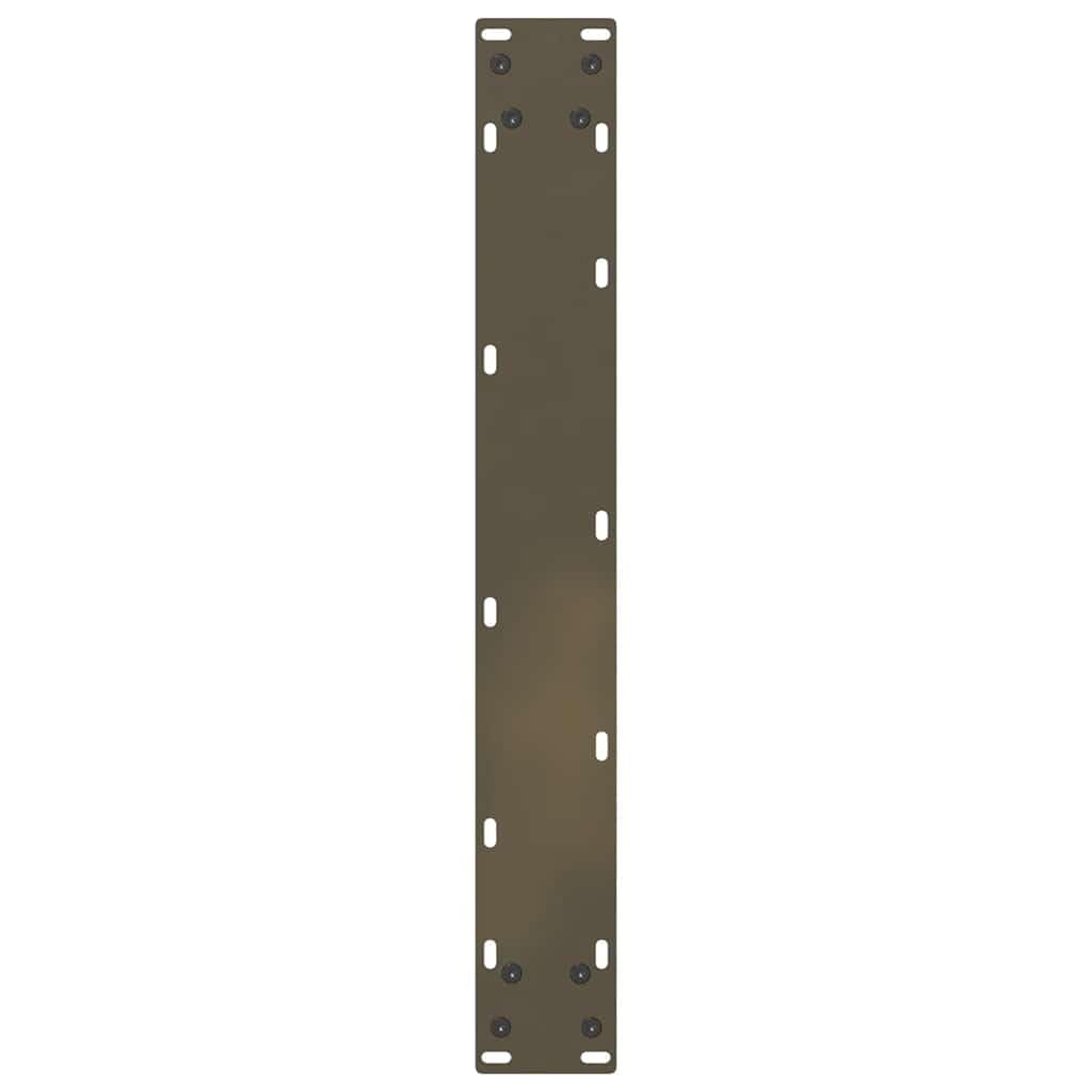 Gambe da Tavolo per Tavolino e Panca, Supporti per Mobili in Metallo a Forma di U con Livellatori Regolabili, Staffe Preforate e Viti per Progetti Fai da Te (70 x (72-73) cm)