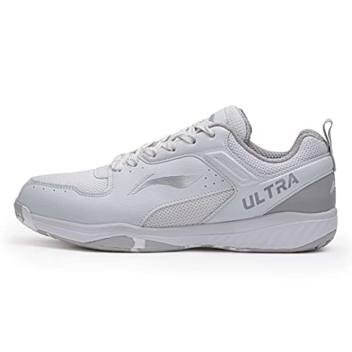 Image of Li-Ning Ultra Speed Badminton Shoe, White /Grey