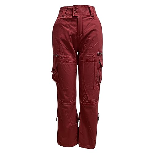 Women's Tall Cargo Pants with Pockets Outdoor Casual Military Trousers Work Pants Low Waist Relaxed, XS-4XL - Image 5