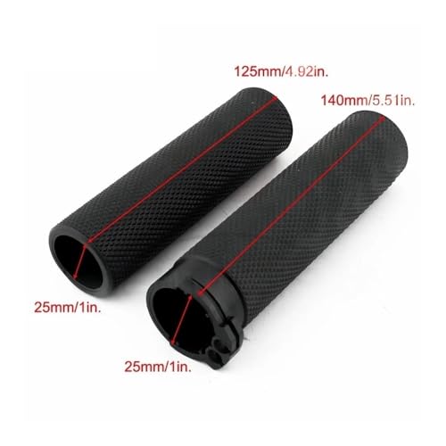 Cubre puños para manillar de 25 mm que reduce la fatiga en Sportster 6