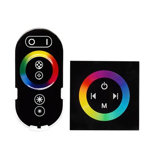 6-key touch panel controller LED light strip lighting colorful rgb panel wall 86 box switch controller LED dimmer(WM-TC004A-3CHR