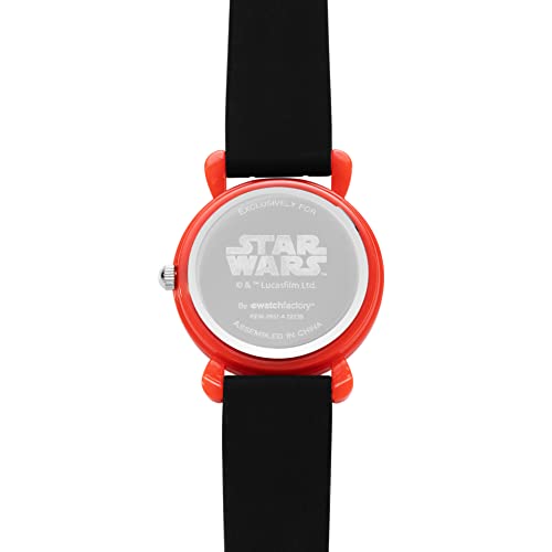 Image of STAR WARS Kids' Plastic Time Teacher Analog Quartz Silicone Strap Watch