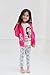 DREAMWORKS GABBY'S DOLLHOUSE Pandy Paws Toddler Girls Zip Up Fleece Hoodie T-Shirt and Leggings 3 Piece Set Red 4T