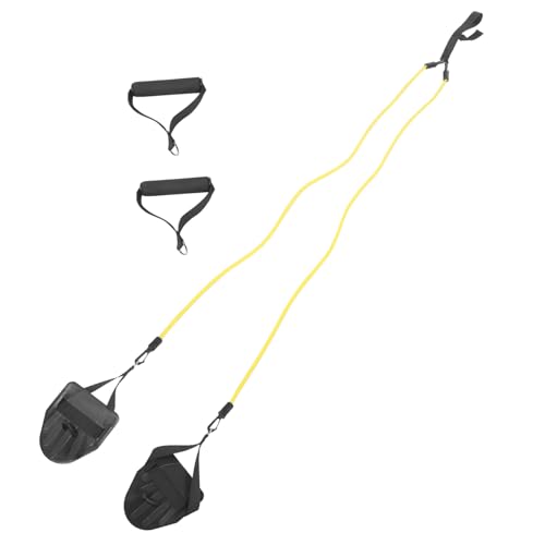 VICASKY 1 Set Swim Resistance Bands with Handles Professional Swim Training Equipment for Adults Static Swimming Belt for Freestyle Backstroke and More for Pools