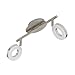 Produktbild LED Deckenleuchte, Deckenlampe, 2 x LED Platine, 4 Watt, 330 Lumen, Strahler dreh- und schwenkbar, matt-nickel