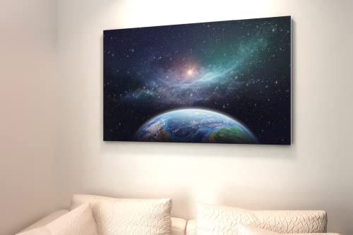 Solar System Exoplanet Outer Space Earth Planet Classroom Milky Way Educational Wall Art Poster For Kids Toddlers Teens Playroom Homeschool Stuff Birthday Gift Cool Wall Decor Art Print Poster 36X24 #TOP6