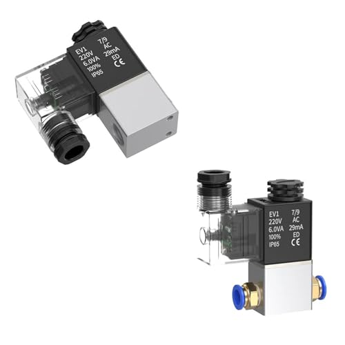 Électrovanne 2V025-08 normalement fermée avec électroaimant LED PC12 - 5