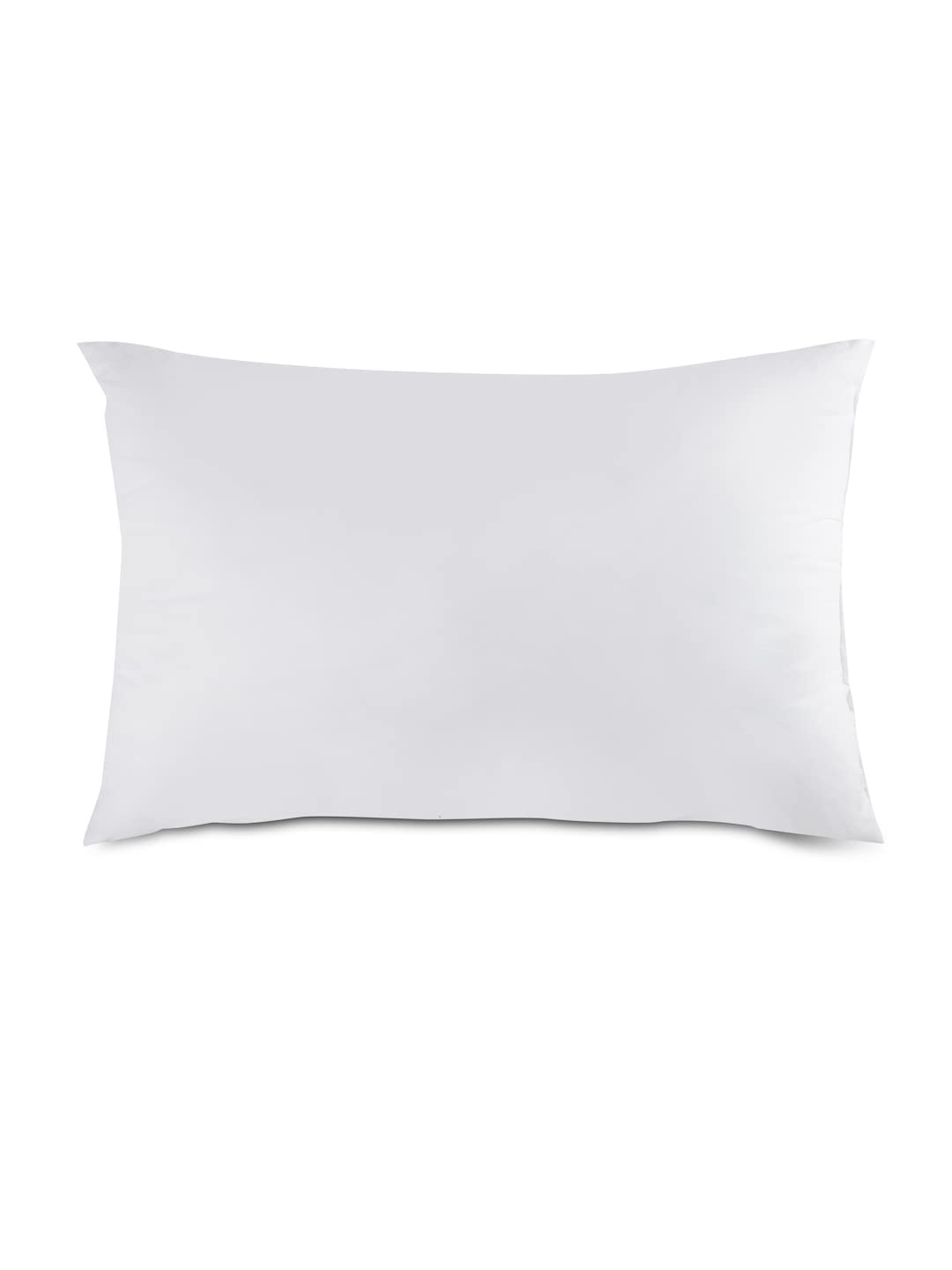 ERIC LONDON Cotton Fabric,Microfiber Filled Soft Bed Pillow 1 Piece (12 Inch x 18 Inch)-White