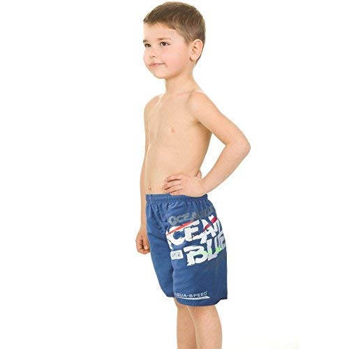 Aqua-Speed David Boys Aquashorts Swim Shorts Blue Size 9/10A