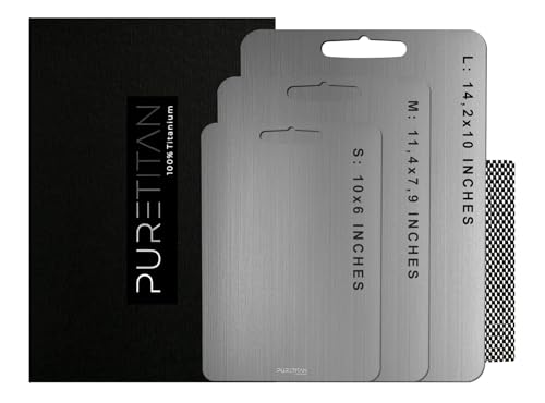 Tabla de Cortar de Titanio Pure Titan Rectangular 25.4x15.24 cm miniatura 1