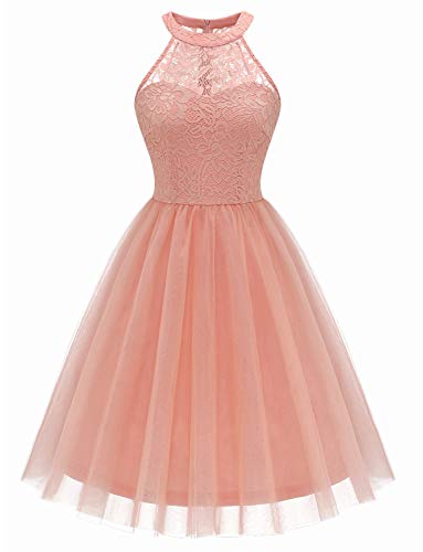 Dressystar Damen Elegant Party Cocktailkleid Hochzeit Abendkleid Kurz...