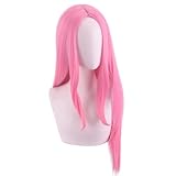 HSHUHMLBJ Long Pink Daily Party Cosplay Peluca para LH1H145M Anime Cosplay Peluca