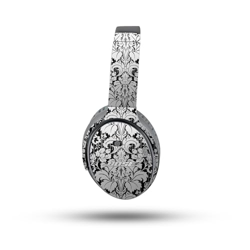 Image of MightySkins Skin Compatible with Bose QuietComfort 35 II Headphones - Floral Retro | Protective, Durable, and Unique Vinyl Decal wrap Cover | Easy to Apply, Remove, and Change Styles