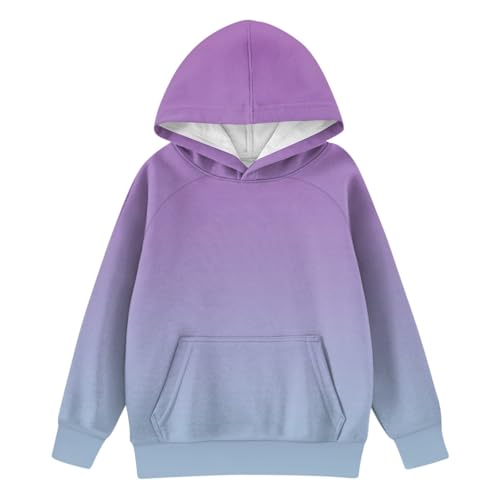 Cute Hoodies for Girls Oversized Long Sleeve Hooded Sweatshirt Kids Casual Solid Basic Pullover Preppy Clothes2