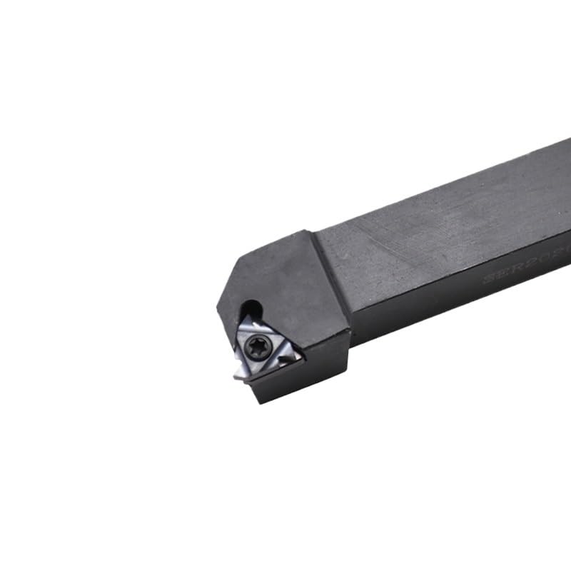 1pc SER1616H16 SER2020K16 Lathe Inserts Holder External Thread Turning Tool Holder Boring Bar CNC SER Indexable Inserts Holder(SEL1616H16)