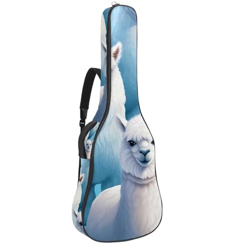 Sac pour guitare étanche à motif alpaga pour vos sorties musicales