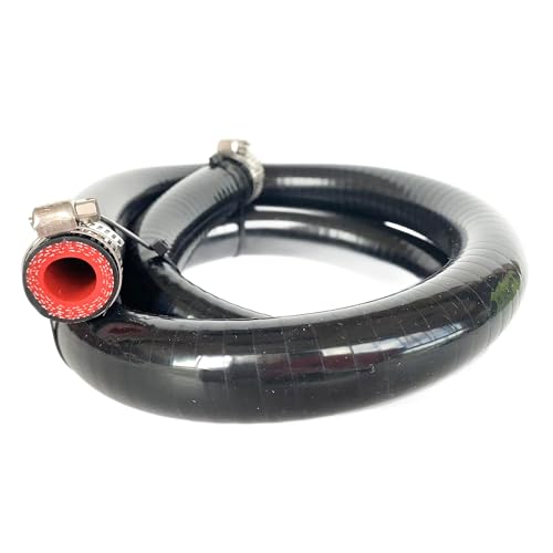 Bekelan 13MM (1/2') X 5FT Black High Temp Reinforced Silicone Heater Tubing Hose Radiator Coolant...