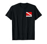 SCUBA FLAG DIVER DOWN FLAG DIVEMASTER T-Shirt