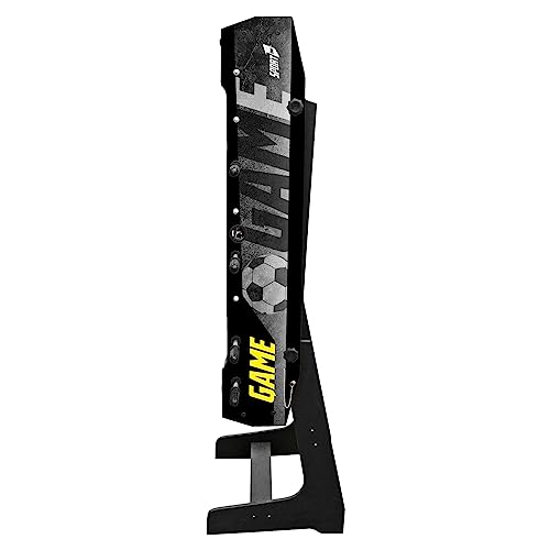 Sport1 Klappbarer Tischkicker mit Beinen für den Innenbereich aus MDF, Maße: 121 x 61 x 85 cm, mit 8 Schlaufen, Punktezähler und Bälle. Für den Innenbereich geeignet. – Bild 3