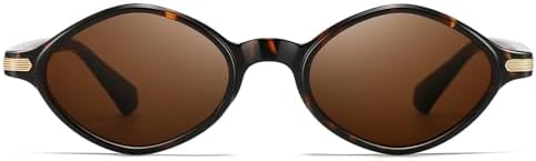 SUNGAIT Diamond Shape Sunglasses for Women Oval Small Narrow Trendy Fashion Stylish Shades
