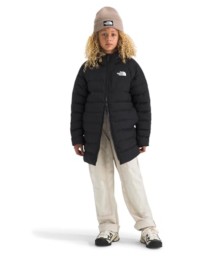 THE NORTH FACE Girls' Reversible Perrito Parka | Waterproof Jacket With Internal Waist Cinch Cord & Secure Zip Chest Pockets