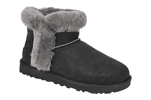 UGG Damenstiefel - Winterstiefel Classic Mini Heritage Fluff 1130590 blk...