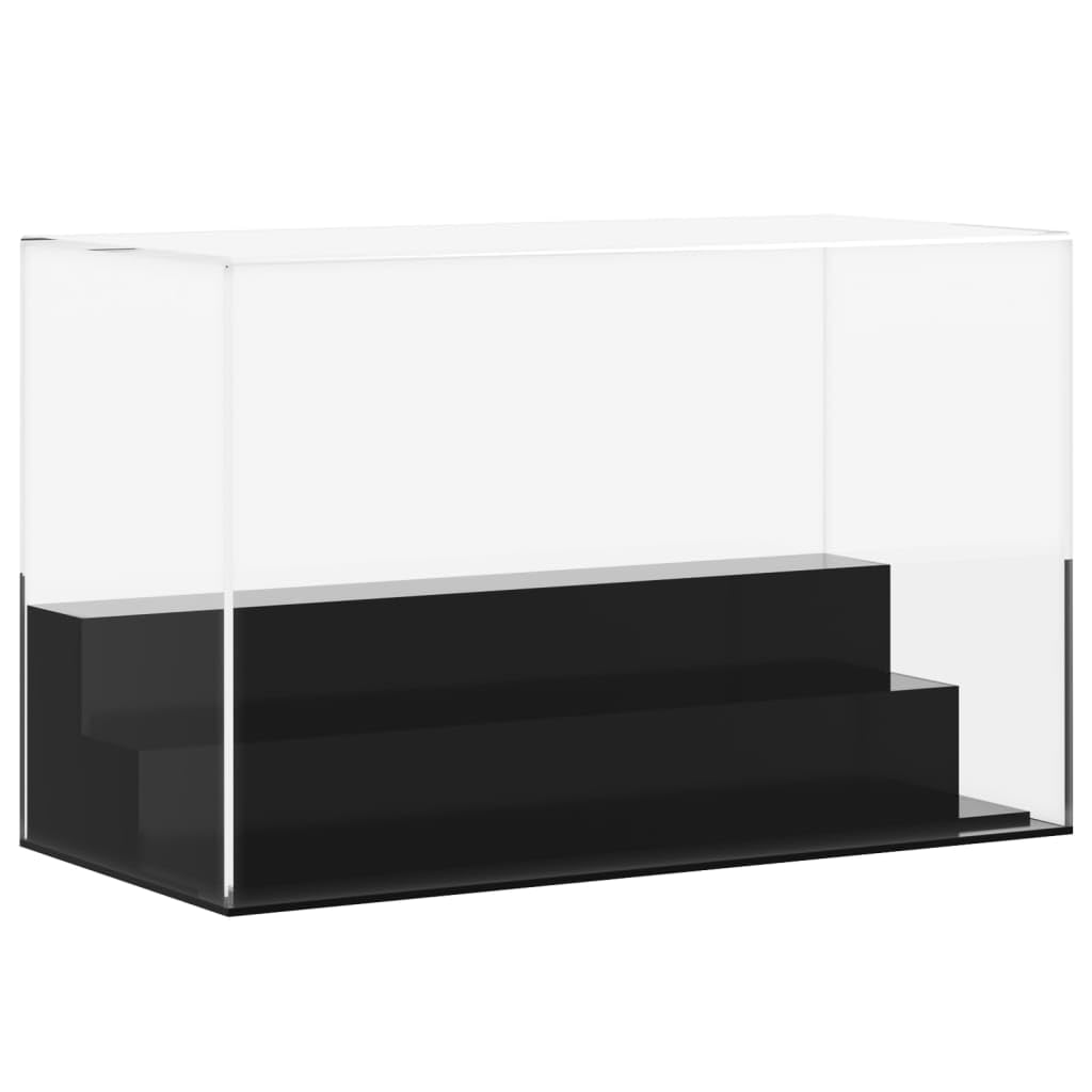ZEYUAN Caja de exposición acrílico Transparente 25x12x16 cm, Vitrinas para Colecciones, Vitrina Expositora para Colecciones, Vitrina para Perfumes, Vitrina Expositora - SPU:154894