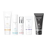 PLUEST 5点セット ブラックジェリーウォッシュ カプセルインハイドロクレンズ VCハイドレーティングローション R OGハイドレーティングセラムRプラス RFハイドレーティングクリーム R 洗顔 クレンジング 化粧水 美容液 クリーム 毛穴 泡立てない 無添加 敏感肌 保湿 うるおい 引き締め 敏感肌 メイク落とし 肌荒れ 角栓 セラミド
