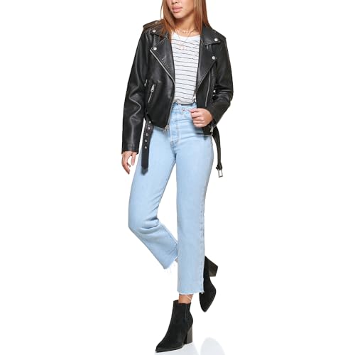 Levi's Women's Belted Faux Leather Moto Jacket (Regular & Plus Size)2