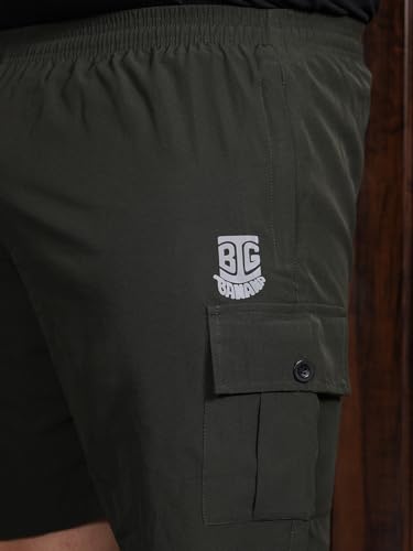 Image of Bigbanana Plus Size Men's Regular Fit Solid Shorts