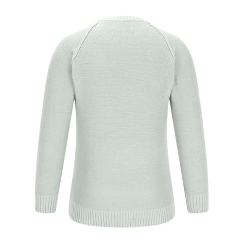 Mens Raglan Sleeve Sweater Crewneck Pullover Sweater Long Sleeve Knit Sweater Casual Plus Size Sweater Fall Winter Tops4