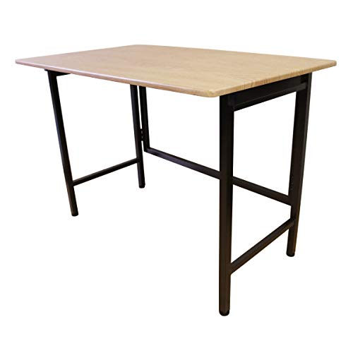 North Orange 折りたたみデスク すぐ使える完成品 幅100cm 鉄脚 リモートワーク