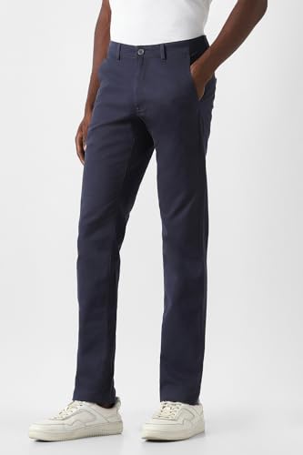 Image of Van Heusen Men's Mid Rise Premium Cotton Slim Fit Casual Trouser Chinos