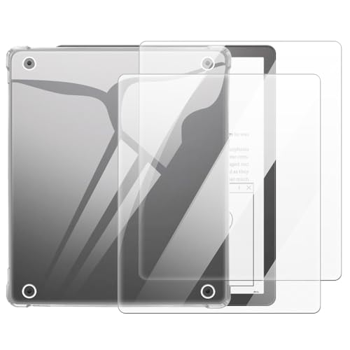 Protégez votre Kindle Scribe 10.2 2024 des chocs avec cette coque en verre trempé clair