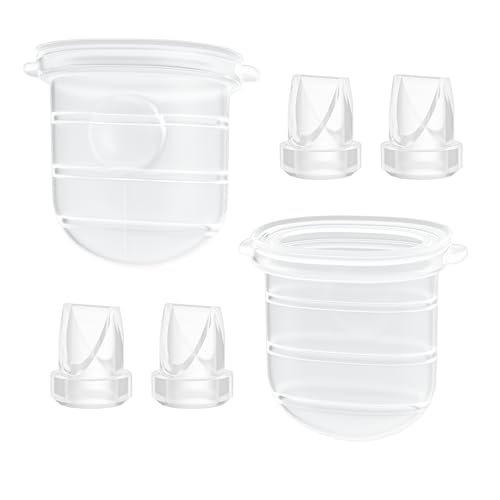 TOVVILD 6PCS M6 Duckbill Valves & Silicone Diaphragm Compatible with Momcozy Mobile Style Not Original M6 Replacement Parts