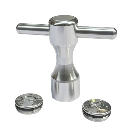 CHILXE 2pcs Golf Putter Weights 20g with Wrench Tool Kit Compatible with Scotty Cameron Newport Phamtom GoLo Futura Putters, Silver Golf Weights with Plastic Case