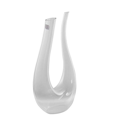 Carafe à vin en forme de U 1,5 l en verre 100 % sans plomb durable pour réunions de famille, fête, Noël, banquet, mariage Cover