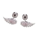 Pendientes de ala para piercing de cartílago, estilos fáciles de combinar, de aleación, diseños portátiles, cómodos, One Size, como se describe, como se describe